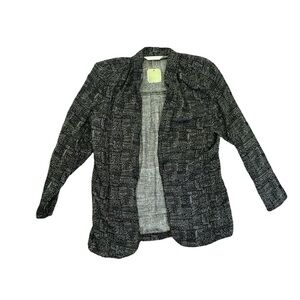 Women's Black Patterned Jacket